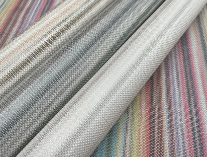 York Wallcoverings Missoni 4 Striped Sunset Glitter Blue Wallpaper  Stripes Blues   - MI10396