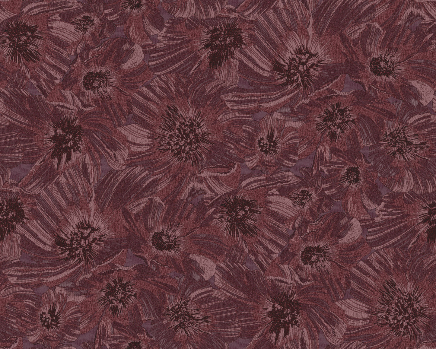 York Wallcoverings Missoni Home 5 Anemoni Burgundy Wallpaper Traditional Flowers Reds   - MI10505