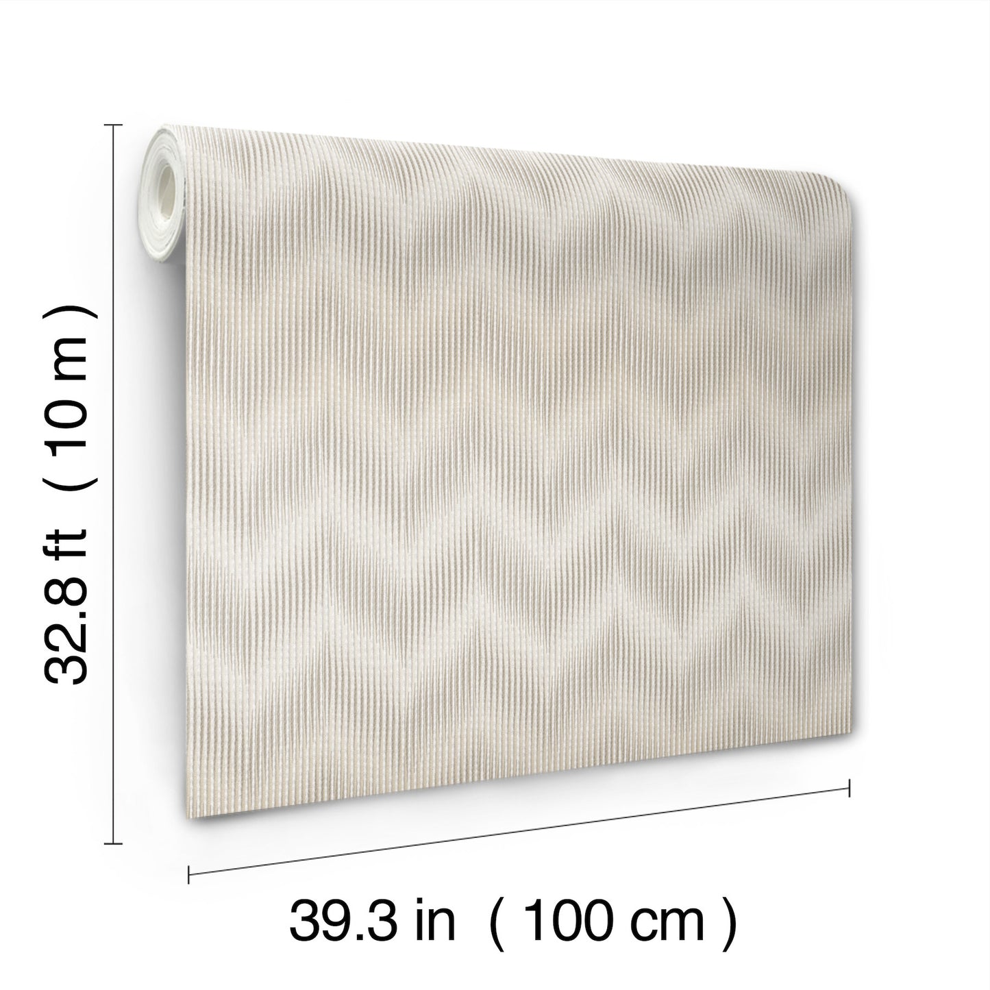 York Wallcoverings Missoni Home 5 Ande Neutral Wallpaper Eclectic Chevron Whites and Off-Whites   - MI10510