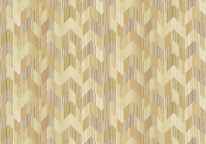 York Wallcoverings Missoni Home 5 Betulle Citrus Wallpaper Eclectic Chevron Oranges   - MI10521