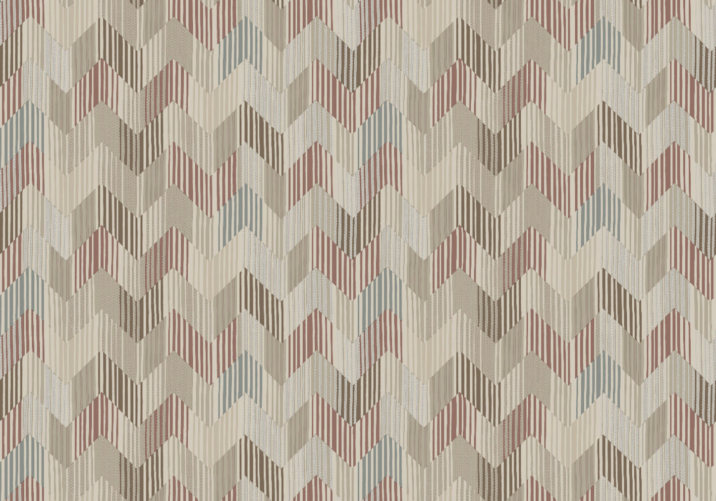 York Wallcoverings Missoni Home 5 Betulle Multicolor Wallpaper Eclectic Chevron Pinks   - MI10524