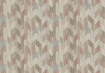 York Wallcoverings Missoni Home 5 Betulle Multicolor Wallpaper Eclectic Chevron Pinks   - MI10524
