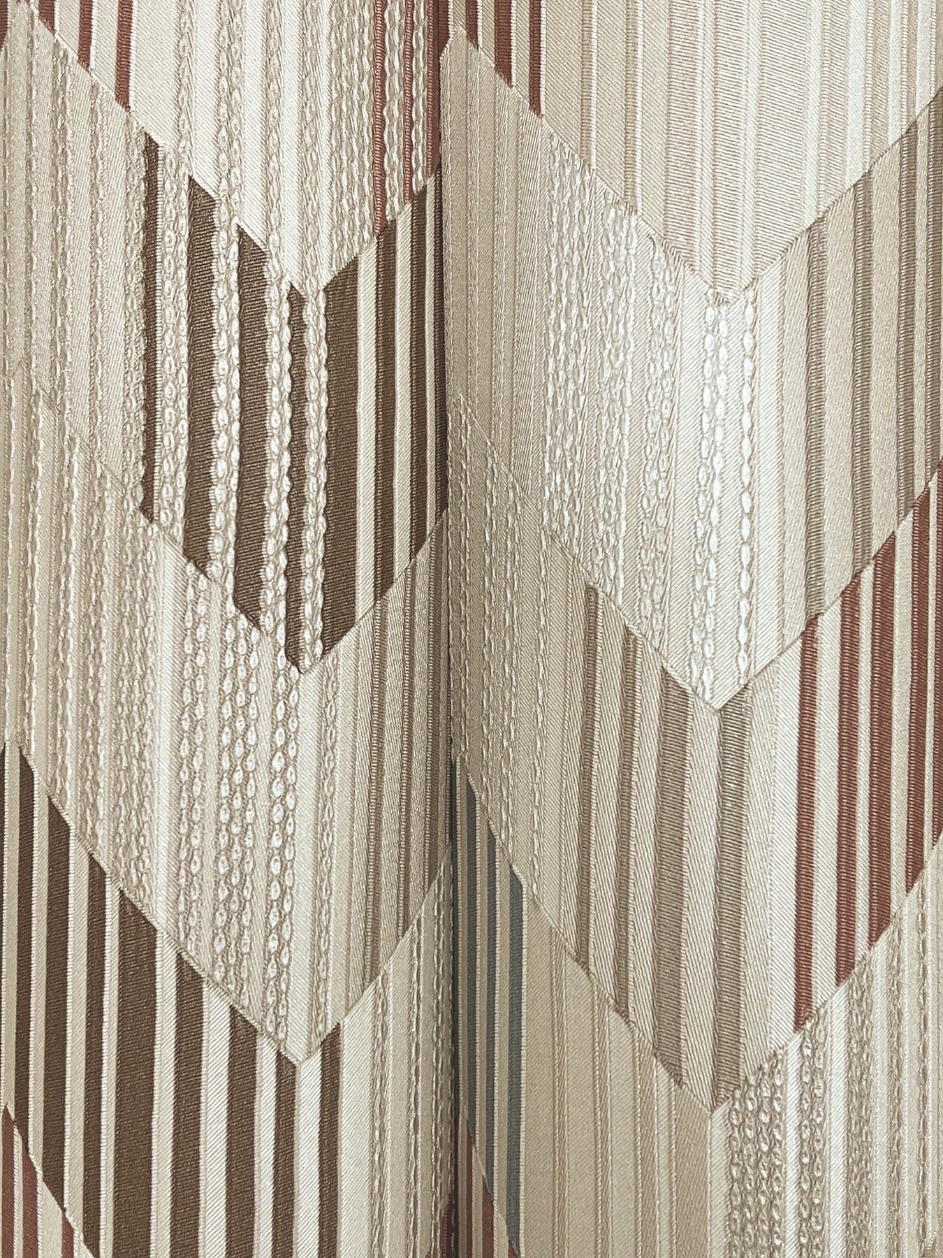 York Wallcoverings Missoni Home 5 Betulle Multicolor Wallpaper Eclectic Chevron Pinks   - MI10524