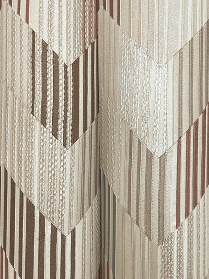 York Wallcoverings Missoni Home 5 Betulle Multicolor Wallpaper Eclectic Chevron Pinks   - MI10524