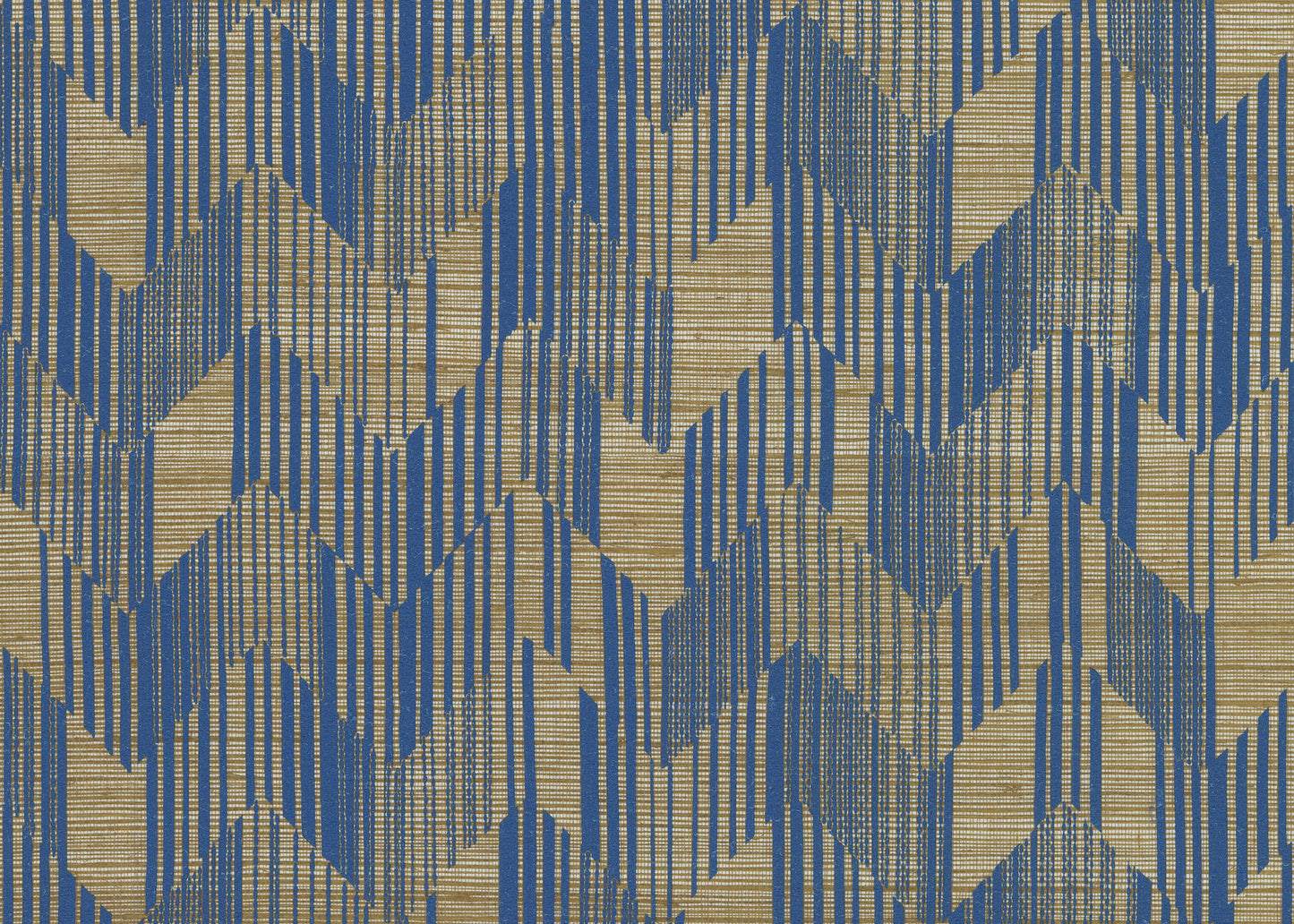 York Wallcoverings Missoni Home 5 Birch Blue Wallpaper Glam Grasscloth Blues   - MI10527