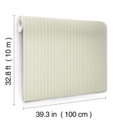 York Wallcoverings Missoni Home 5 Mozart Neutral Wallpaper Transitional Stripes Whites and Off-Whites   - MI10541