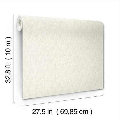 York Wallcoverings Missoni Home 5 Sestriere Cool White Wallpaper Masculine Chevron Whites and Off-Whites   - MI10552