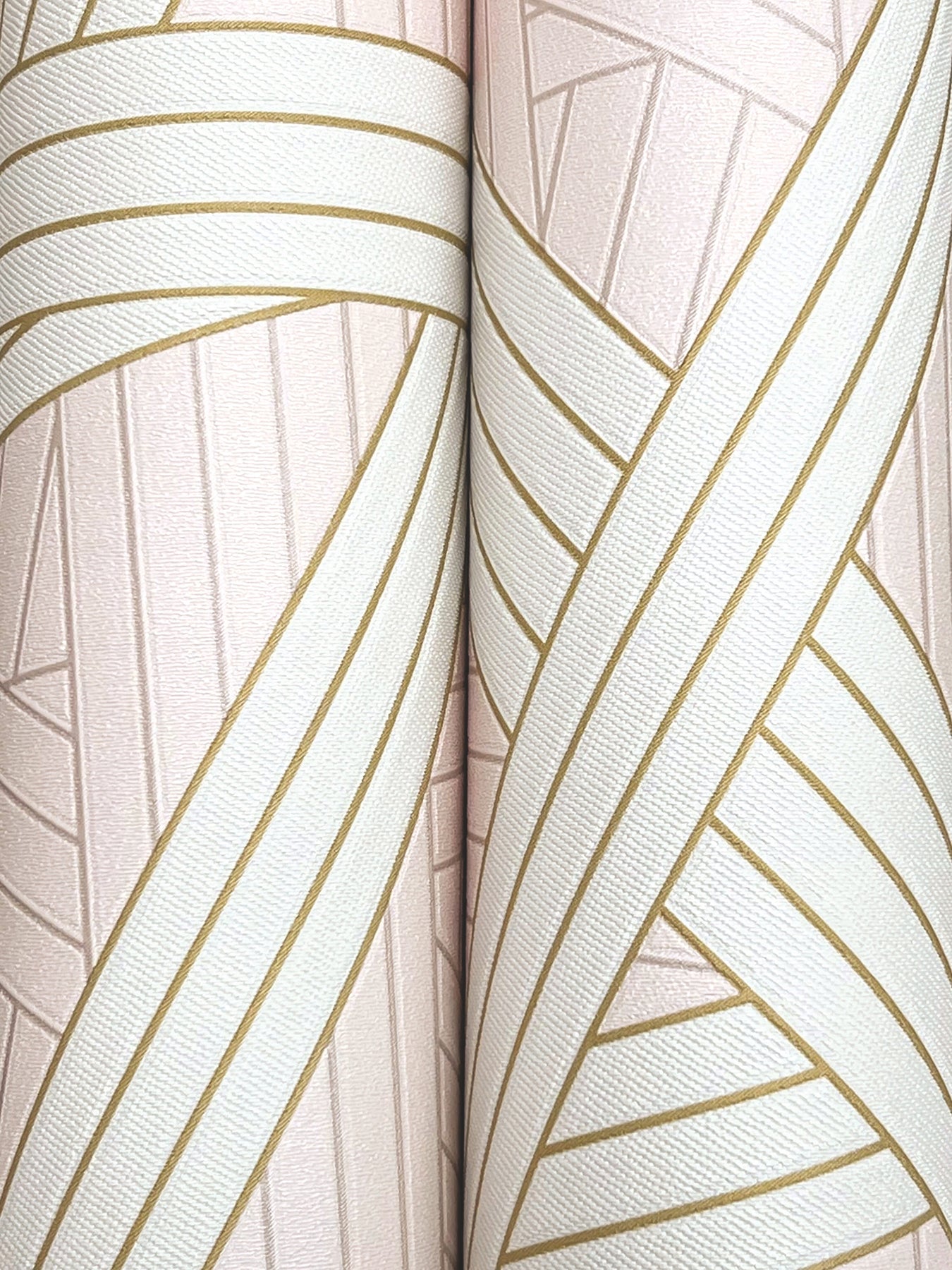York Wallcoverings Missoni Home 5 Nastri Pink Wallpaper Modern Geometrics Pinks   - MI10562