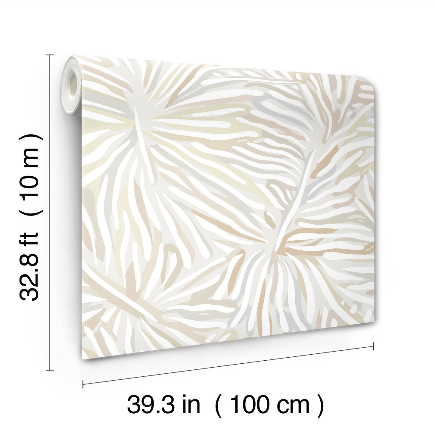 York Wallcoverings Missoni Home 5 Flora Neutral Wallpaper Botanical Tropical Beiges   - MI10576