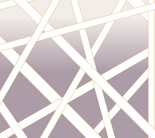 York Wallcoverings Signature Textures Nastri Shade Lavender Wall Mural Feature Wall Geometrics Purples  Wallpaper - MI10584M