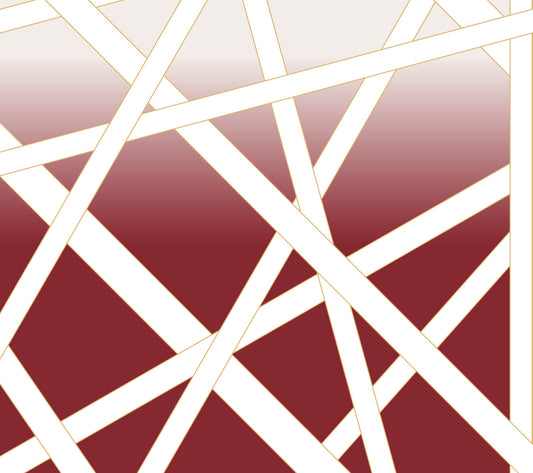 York Wallcoverings Signature Textures Nastri Shade Red Wall Mural Feature Wall Geometrics Reds  Wallpaper - MI10585M