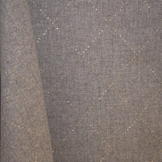 JF Fabrics JF Studio MIA 95 Fabric Traditional,Transitional,Contemporary,Diamond,Metallic Grey,Silver  Wool - 6002495 SJ101