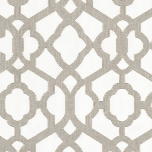 STOUT TEXTILES  MULTIPURPOSE,EMBROIDERIES TRADITIONAL, SCROLL TAUPE   - MICA-3
