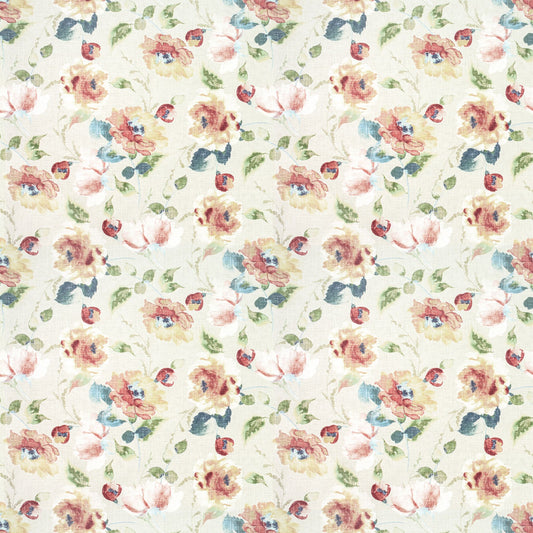 STOUT TEXTILES  MULTIPURPOSE,PRINT TRANSITIONAL,, FLORAL ROSEWOOD   - MIDA-1