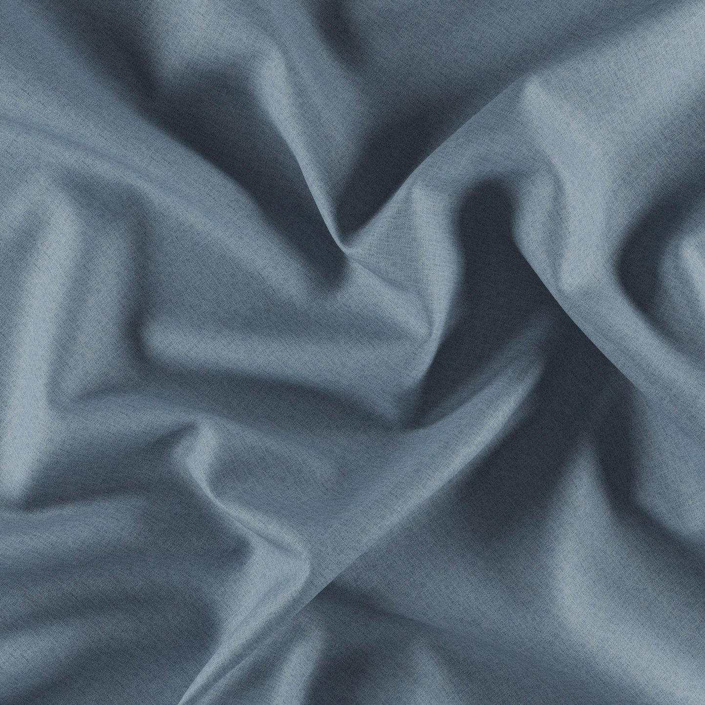 JF Fabrics  MIDNIGHT 65 Fabric Plain Blue  Blackout, Linen Texture - 8165065 J8691