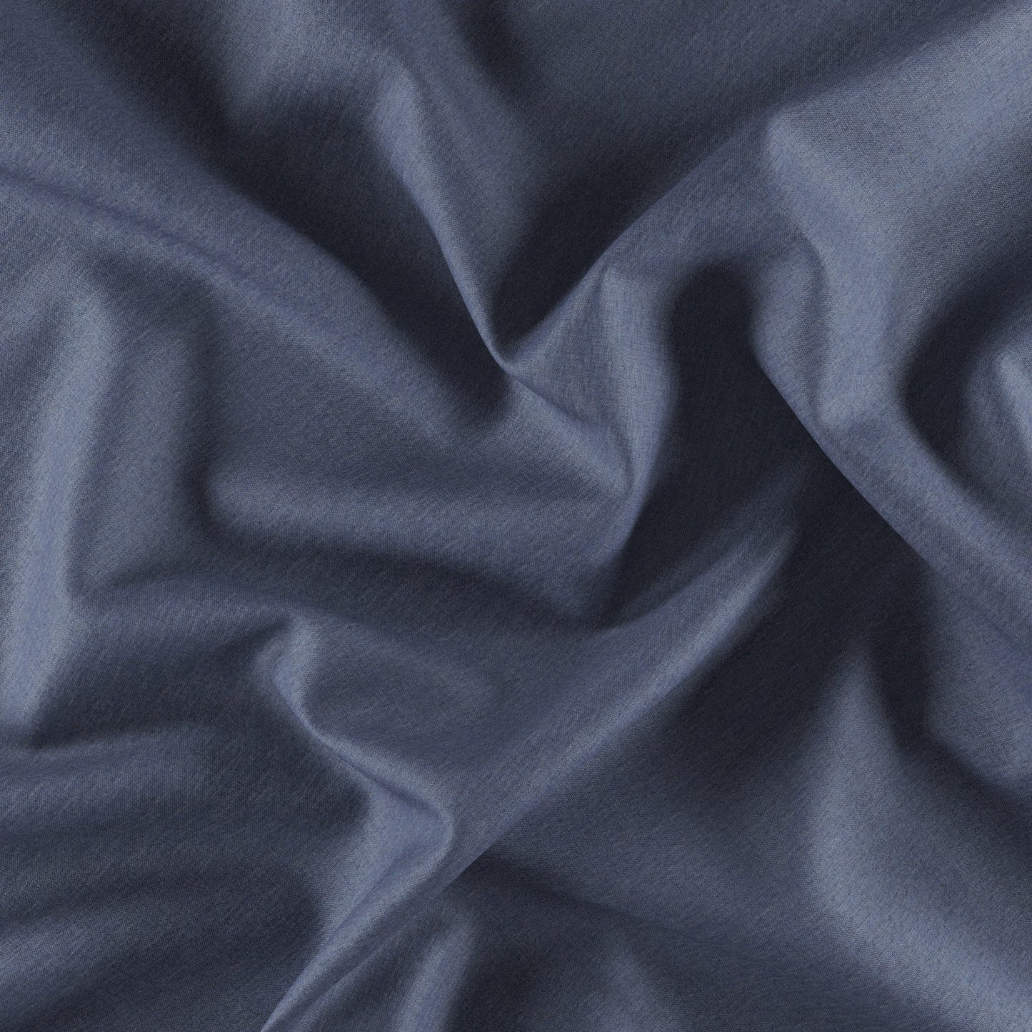 JF Fabrics  MIDNIGHT 69 Fabric Plain Blue  Blackout, Linen Texture - 8165069 J8691