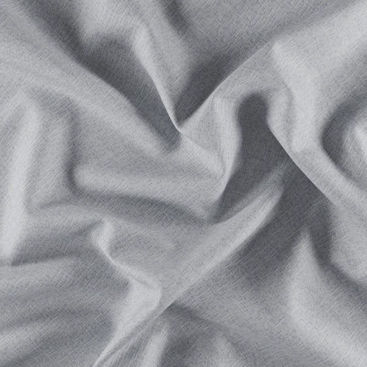JF Fabrics  MIDNIGHT 95 Fabric Plain Grey,Silver  Blackout, Linen Texture - 8165095 J8691
