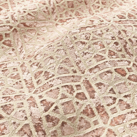 JF Fabrics MIDWAY 42 Fabric Geometric, Transitional, Contemporary Pink, Blush  Velvet - 8999242 J9181