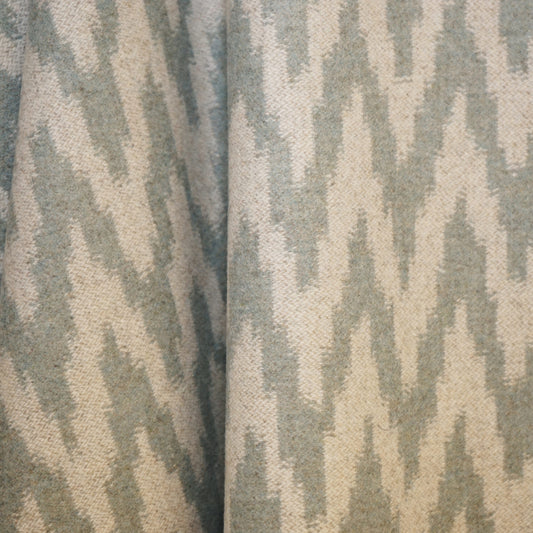 JF Fabrics JF Studio MIGUEL 62 Fabric Traditional,Transitional,Contemporary,Flamestitch,Ikat Blue,Creme,Beige  Jacquard,Wool - 5499562 SJ101