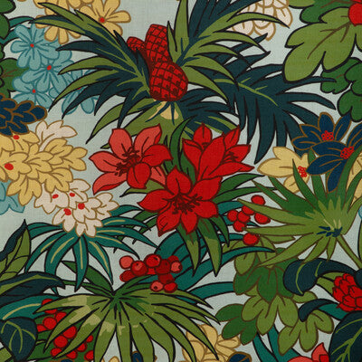 KRAVET BASICS PRINT BOTANICAL & FLORAL GREEN,RED,RED   - MILANI.319.0