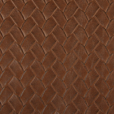 KRAVET DESIGN VINYL/FAUX LEATHER TEXTURE BROWN,BROWN,   - MILLING.6.0