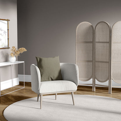 NICHOLASJOHN INC NJ-BROWN Cream Solid,Texture   Fabric - NJ25-2239