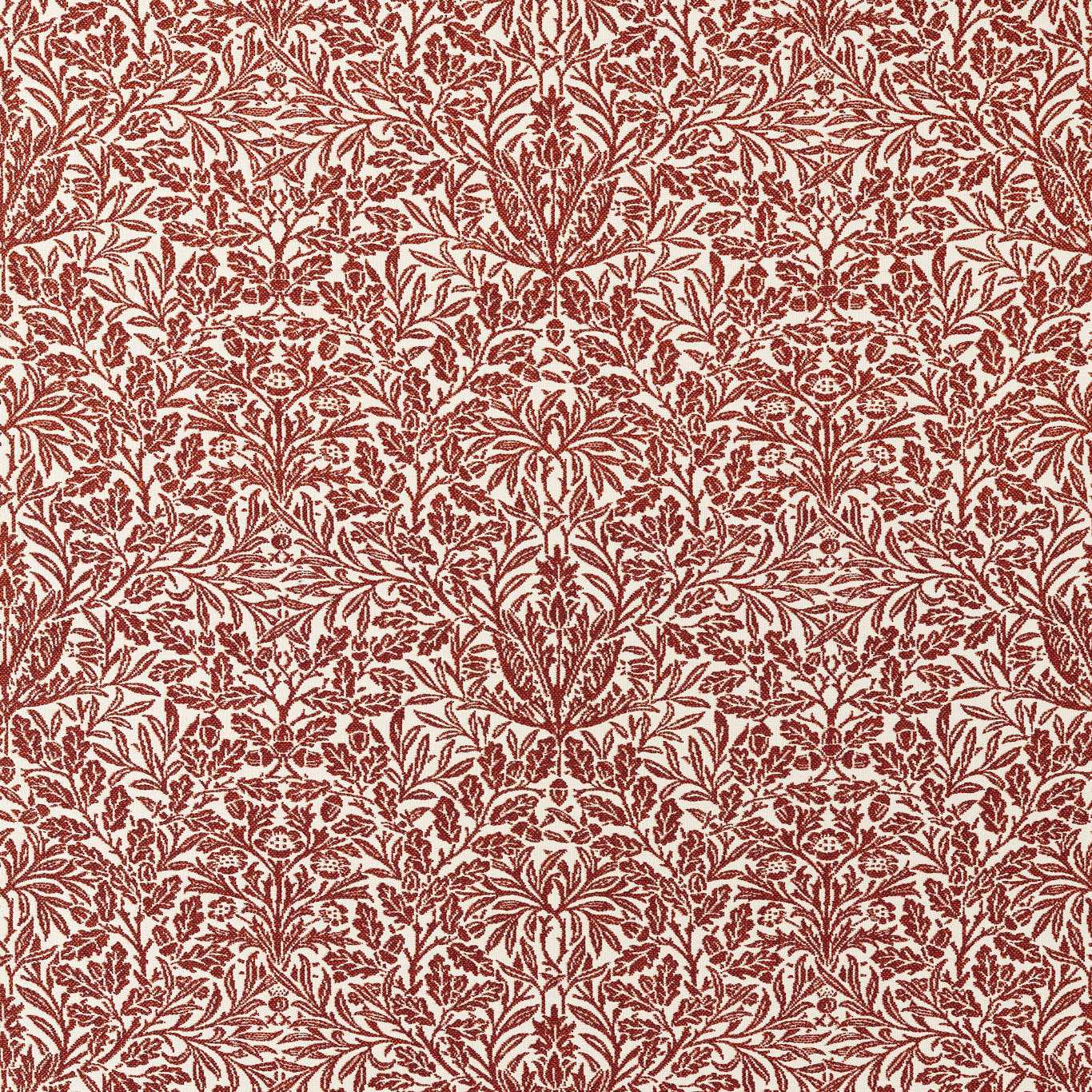 MORRIS & CO Acorn Weave Fabric Contemporary, Floral Madder   - MIND237571
