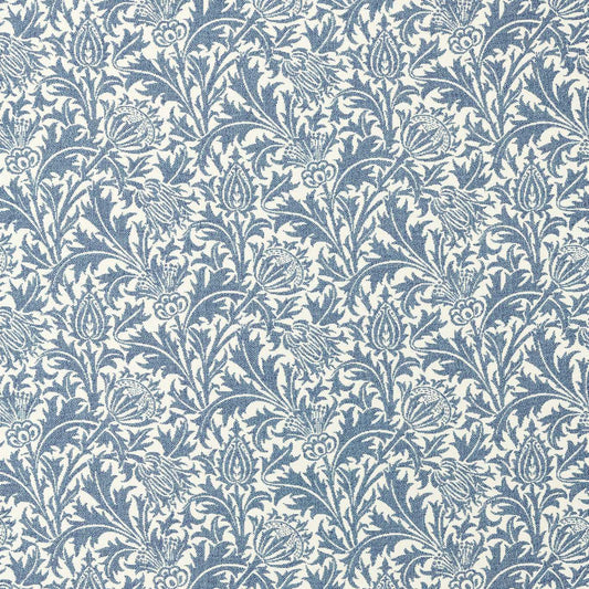 MORRIS & CO Thistle Weave Fabric Contemporary, Floral Woad   - MIND237572