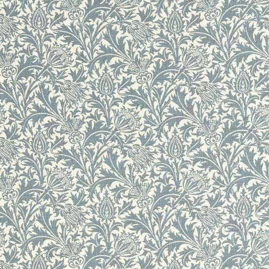MORRIS & CO Thistle Weave Fabric Contemporary, Floral River Wandle   - MIND237573