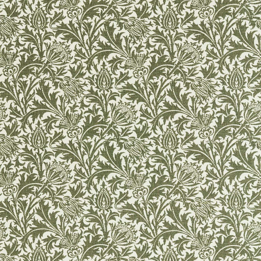 MORRIS & CO Thistle Weave Fabric Contemporary, Floral Nettle   - MIND237574