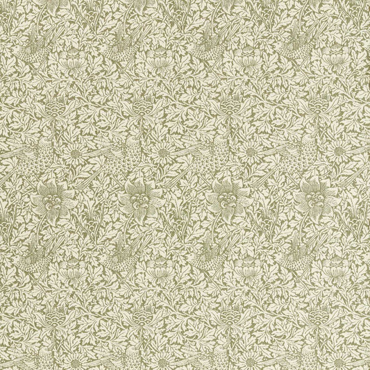 MORRIS & CO Bird & Anemone Weave Fabric Birds Sage   - MIND237583