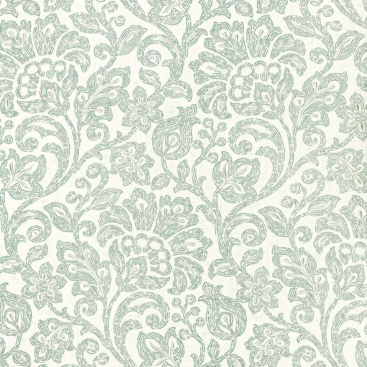 STOUT TEXTILES  MULTIPURPOSE,EMBROIDERIES TRANSITIONAL,, FLORAL LAGOON   - MINE-1