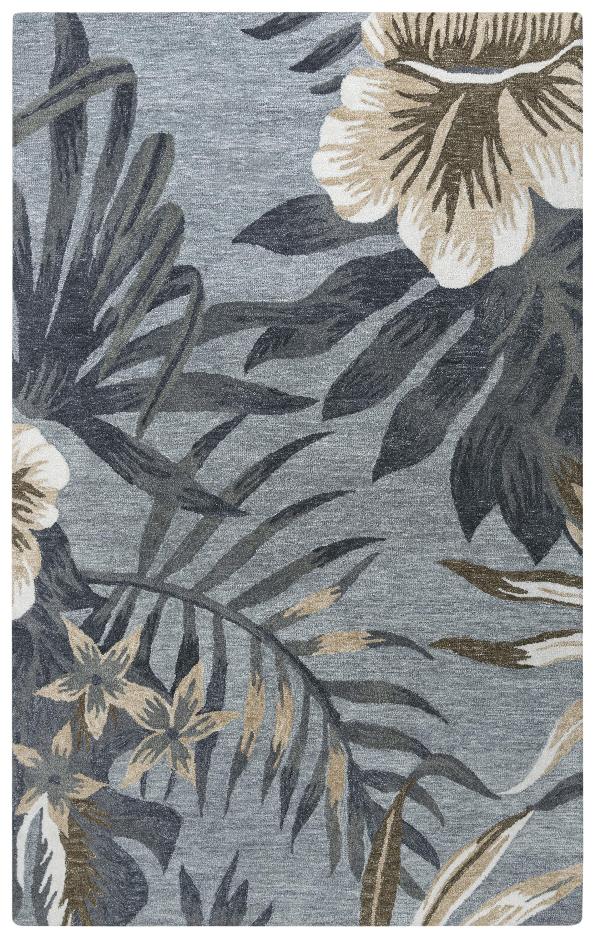 Coastal Nautical rug, 5' x 8'.
