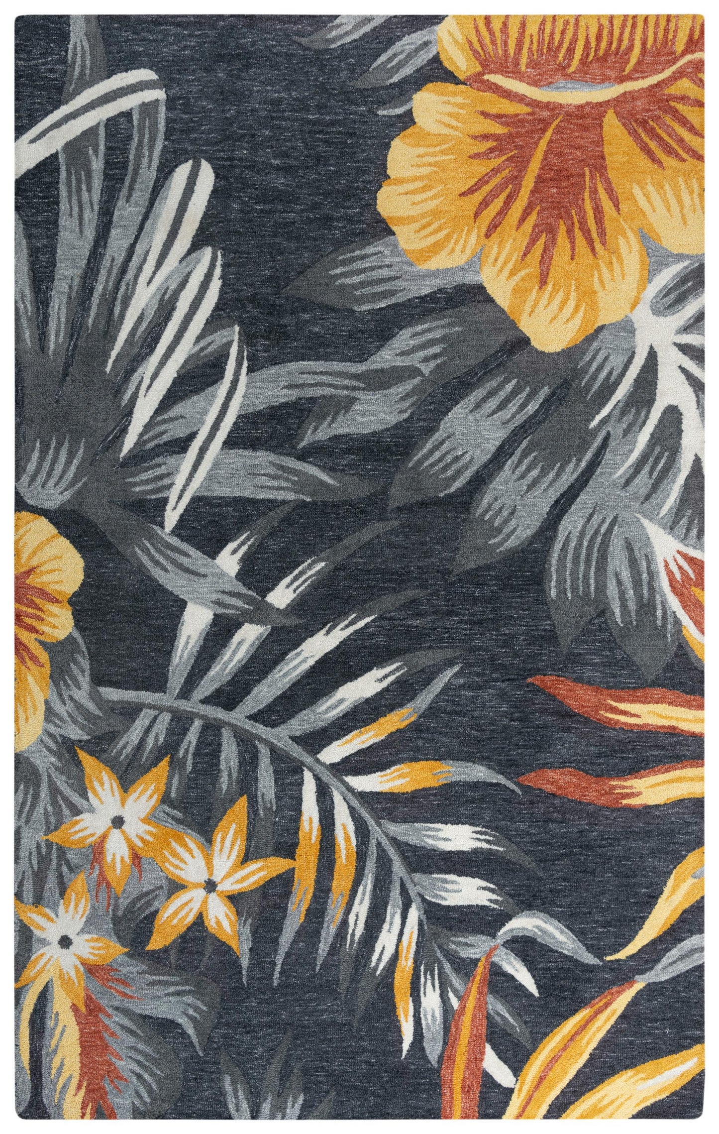 Miramar rug, coastal nautical design, 9' x 12'.