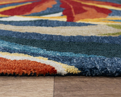 Miramar rug, coastal nautical style, 8' x 10'.