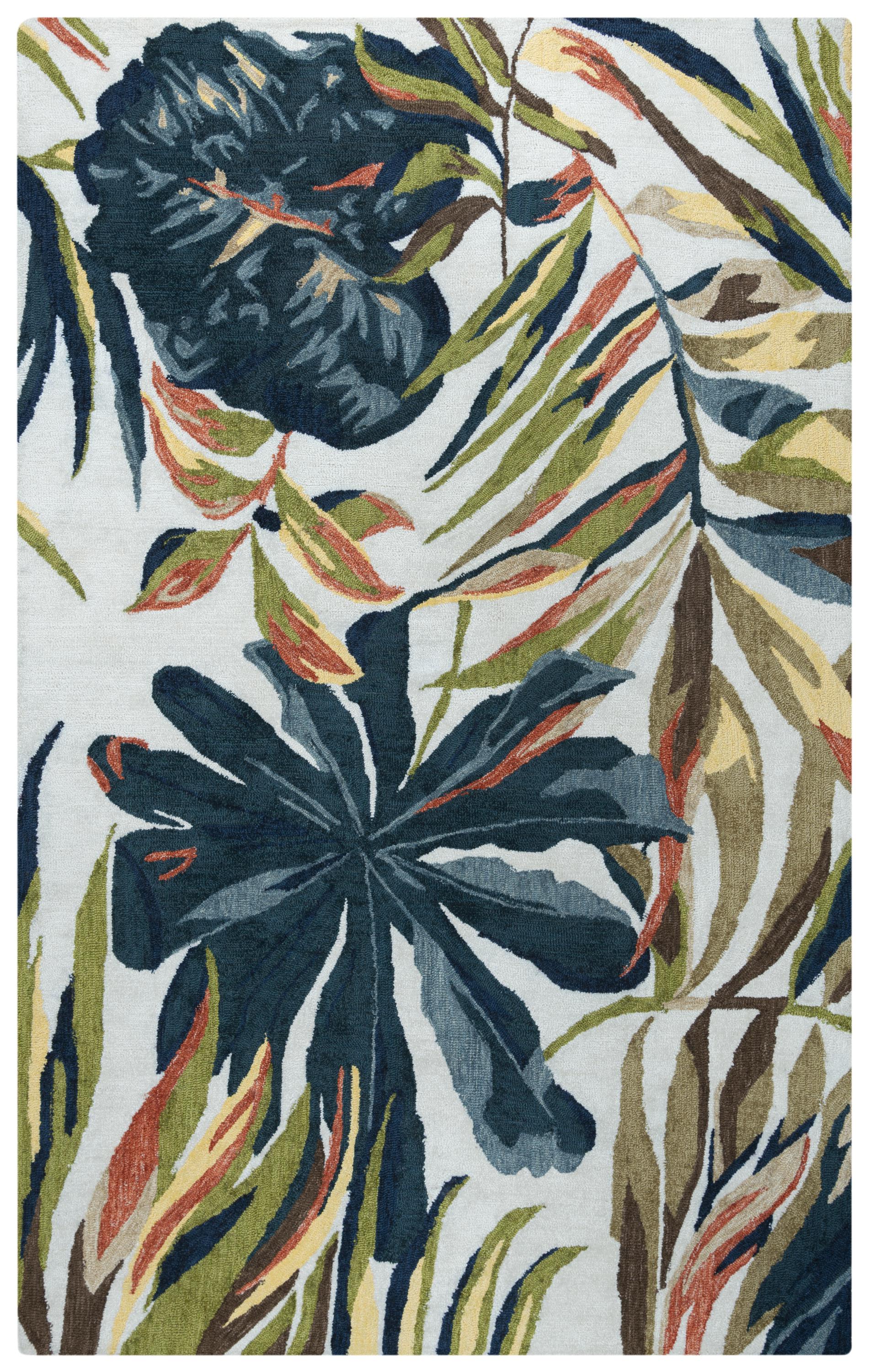 Rug, coastal nautical design, 8' x 10'.