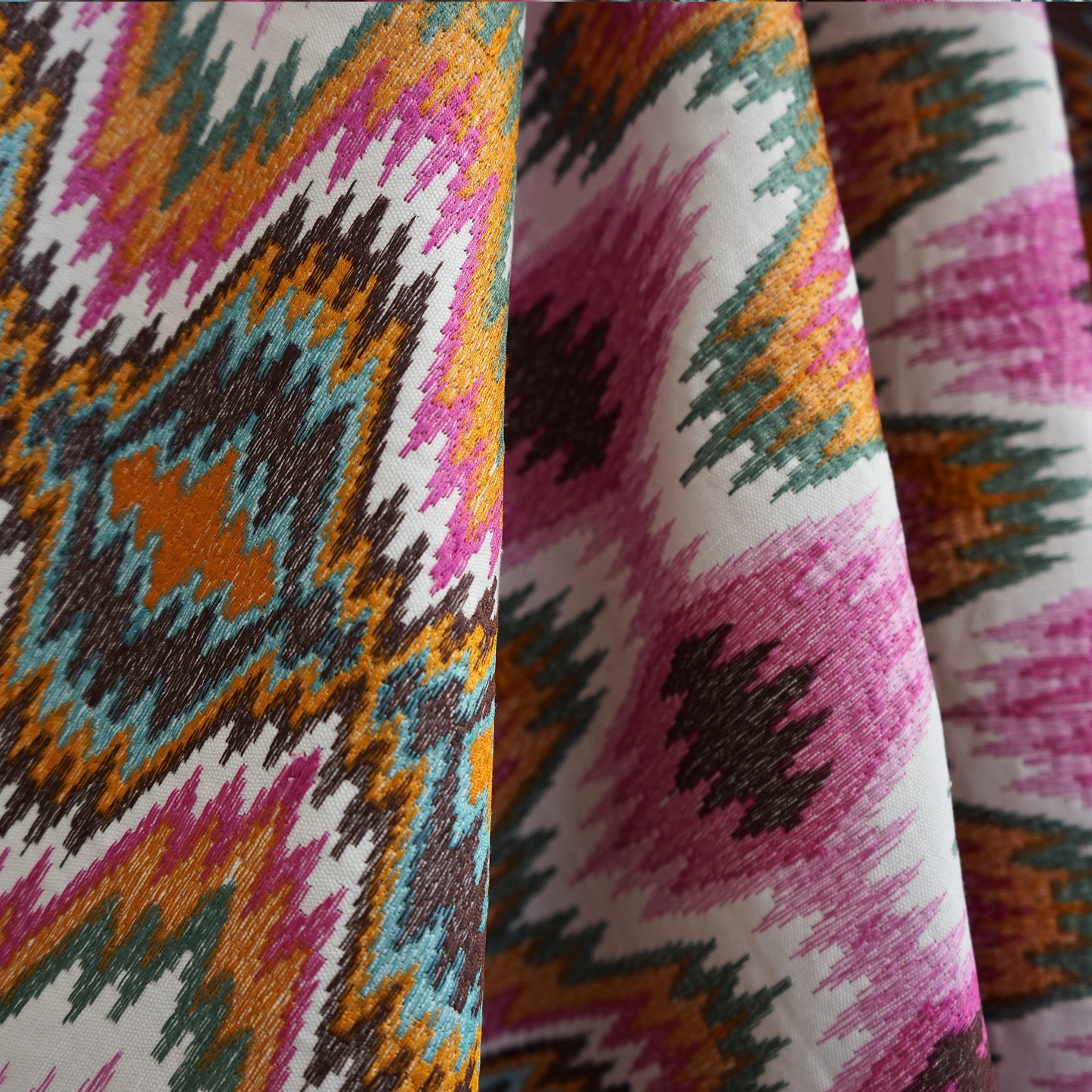 JF Fabrics JF Studio MISSION 44 Fabric Transitional,Contemporary,Geometric Pink  Embroidery - 5781944 SJ101