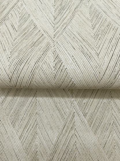 York Wallcoverings Magnolia Home High Performance Challenger Nesting Wallpaper Traditional Geometrics Whites and Off-Whites  Wallpaper - MJ4801