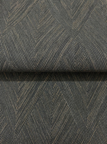 York Wallcoverings Magnolia Home High Performance Challenger Shadow Wallpaper Traditional Geometrics Blacks  Wallpaper - MJ4802