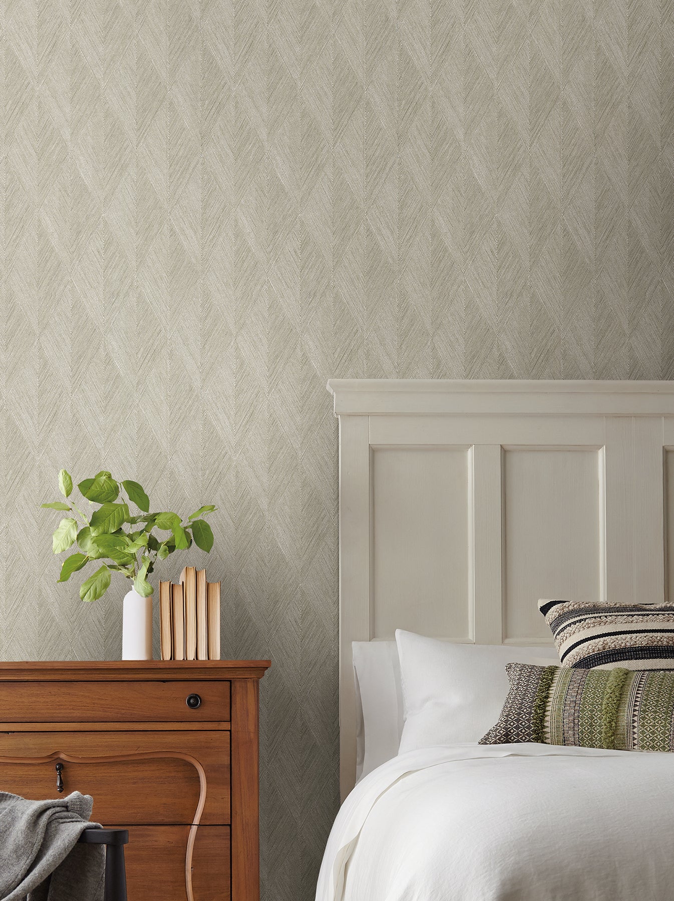 York Wallcoverings Magnolia Home High Performance Challenger Deep Rock Wallpaper Traditional Geometrics Beiges   - MJ4803N