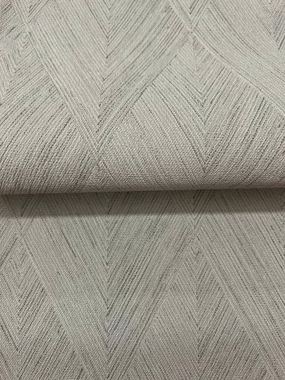 York Wallcoverings Magnolia Home High Performance Challenger Mineral Wallpaper Traditional Geometrics Greys  Wallpaper - MJ4804