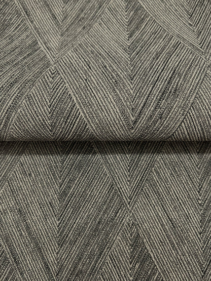 York Wallcoverings Magnolia Home High Performance Challenger Nook Wallpaper Traditional Geometrics Blacks   - MJ4805N