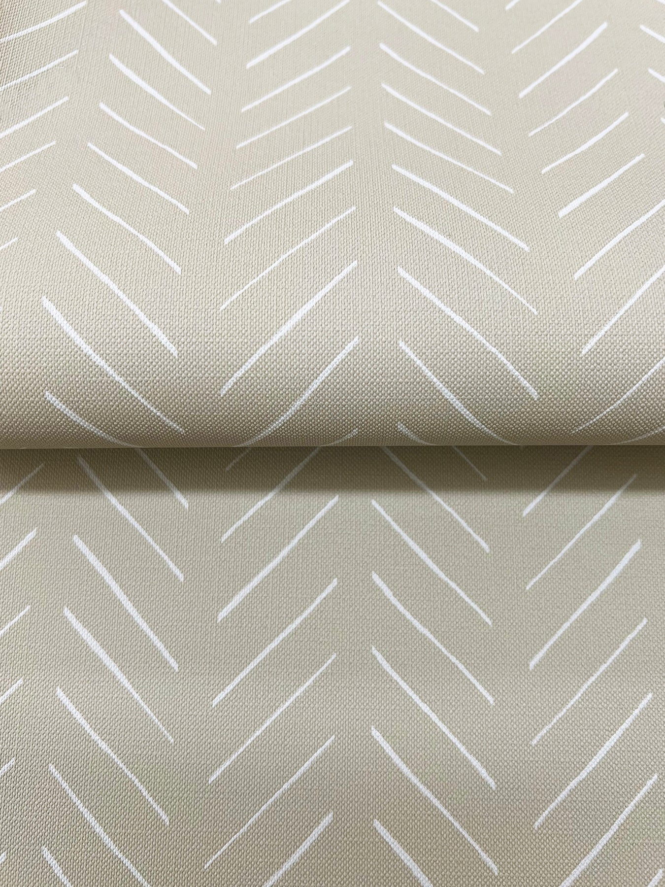 York Wallcoverings Magnolia Home High Performance Stroll Parchment Wallpaper Modern Geometrics Beiges  Wallpaper - MJ4812