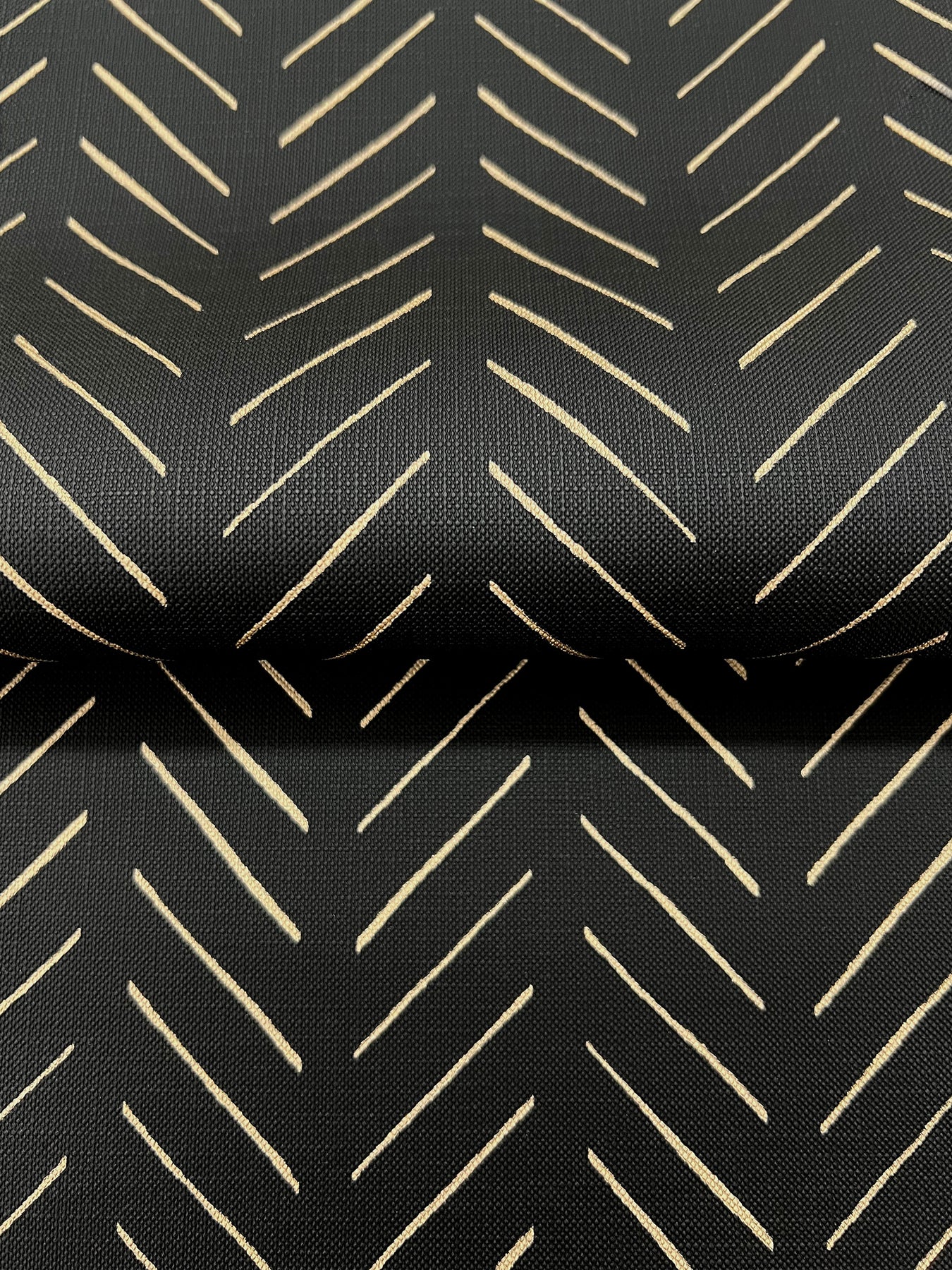 York Wallcoverings Magnolia Home High Performance Stroll Midnight Wallpaper Modern Geometrics Blacks  Wallpaper - MJ4814