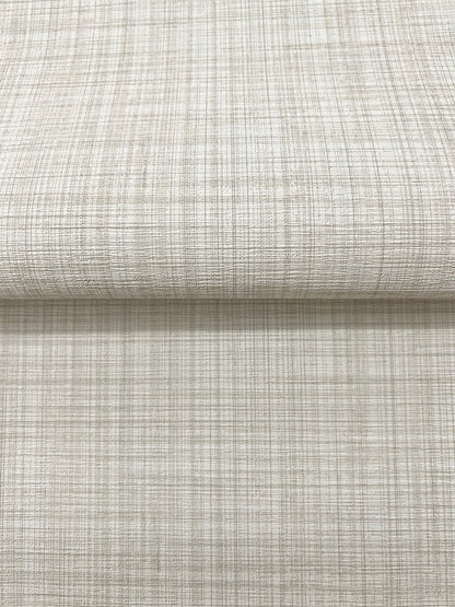 York Wallcoverings Magnolia Home High Performance Crossroad Oat Wallpaper Transitional Weaves Greys   - MJ4823N