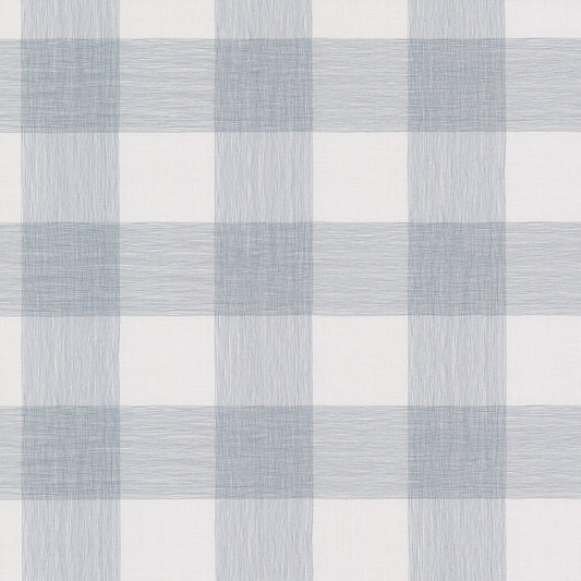 York Wallcoverings Magnolia Home High Performance Weft And Weave Indigo Wallpaper Farmhouse Plaids and Checks Blues  Wallpaper - MJ4838
