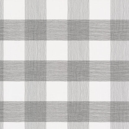 York Wallcoverings Magnolia Home High Performance Weft And Weave Charcoal Wallpaper Farmhouse Plaids and Checks Greys  Wallpaper - MJ4841