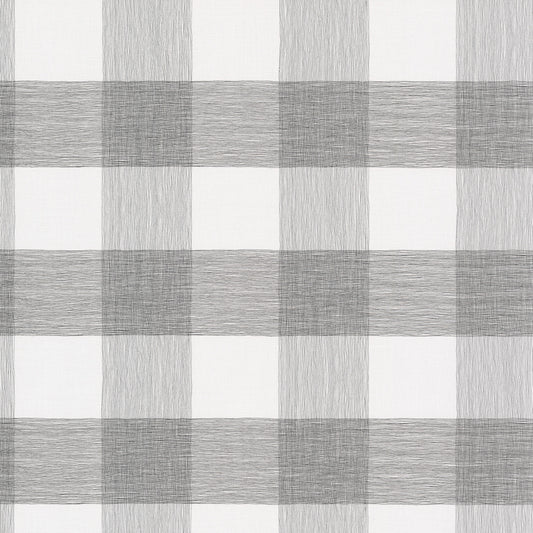 York Wallcoverings Magnolia Home High Performance Weft And Weave Charcoal Wallpaper Farmhouse Plaids and Checks Greys  Wallpaper - MJ4841