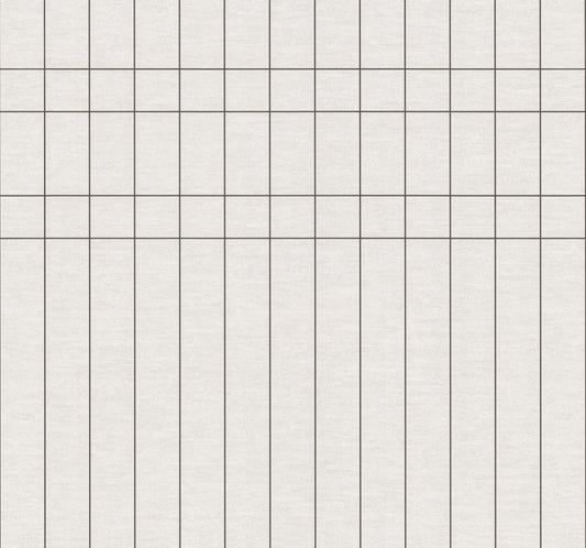 York Wallcoverings Magnolia Home High Performance Boulevard Charcoal Wallpaper Modern Geometrics Whites and Off-Whites  Wallpaper - MJ4846