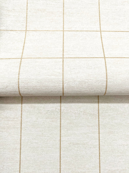 York Wallcoverings Magnolia Home High Performance Boulevard Nesting Wallpaper Modern Geometrics Whites and Off-Whites  Wallpaper - MJ4847